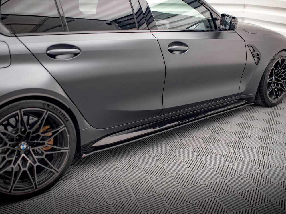 Maxton Street PRO Side Skirts Diffusers BMW M3 Sedan / Touring G80 / G81