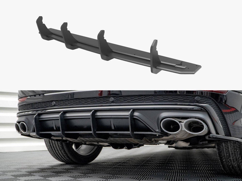 Maxton Diffuser Maxton Street PRO Rear Diffuser Audi SQ8 Mk1 - Darkside Developments