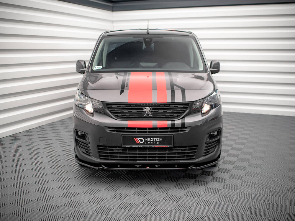 Maxton Front Splitter Peugeot Partner MK3 (2018-)