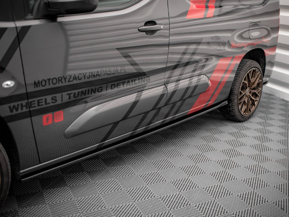 Maxton Side Skirts Diffusers Peugeot Partner Maxi Mk3