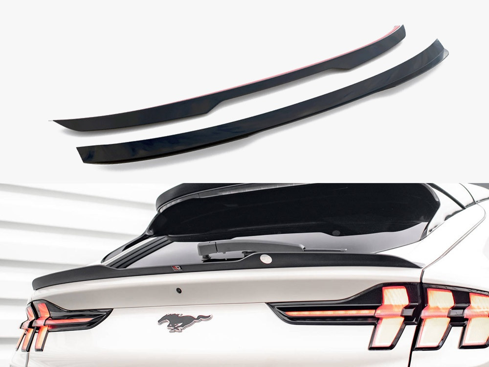 Maxton Lower Spoiler CAP Ford Mustang Mach-e MK1
