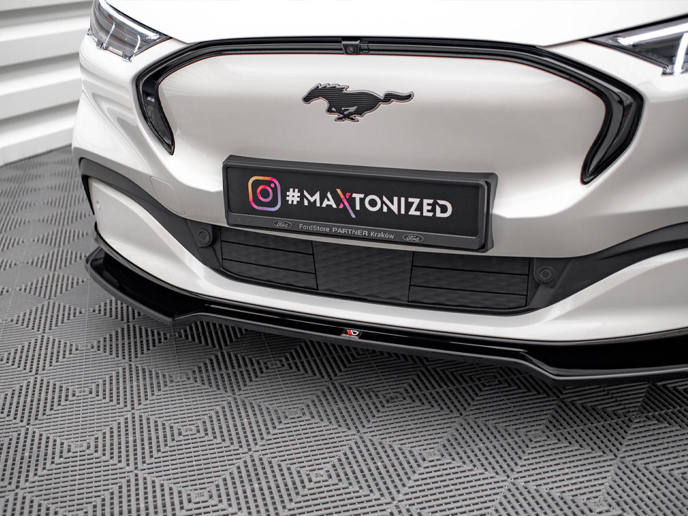 Maxton Front Splitter V.2 Ford Mustang Mach-e MK1