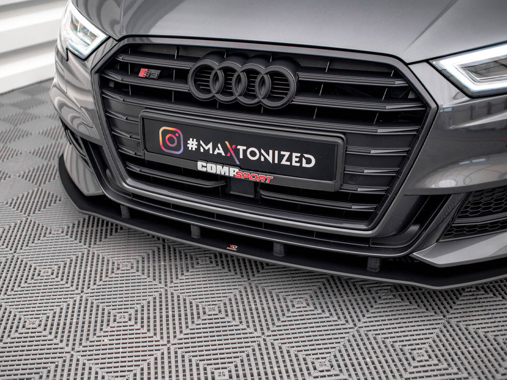 Maxton Street PRO Front Splitter Audi S3 / A3 S-Line Sportback 8V Facelift Maxton Street PRO Front Splitter Audi S3 / A3 S-Line Sportback 8V Facelift