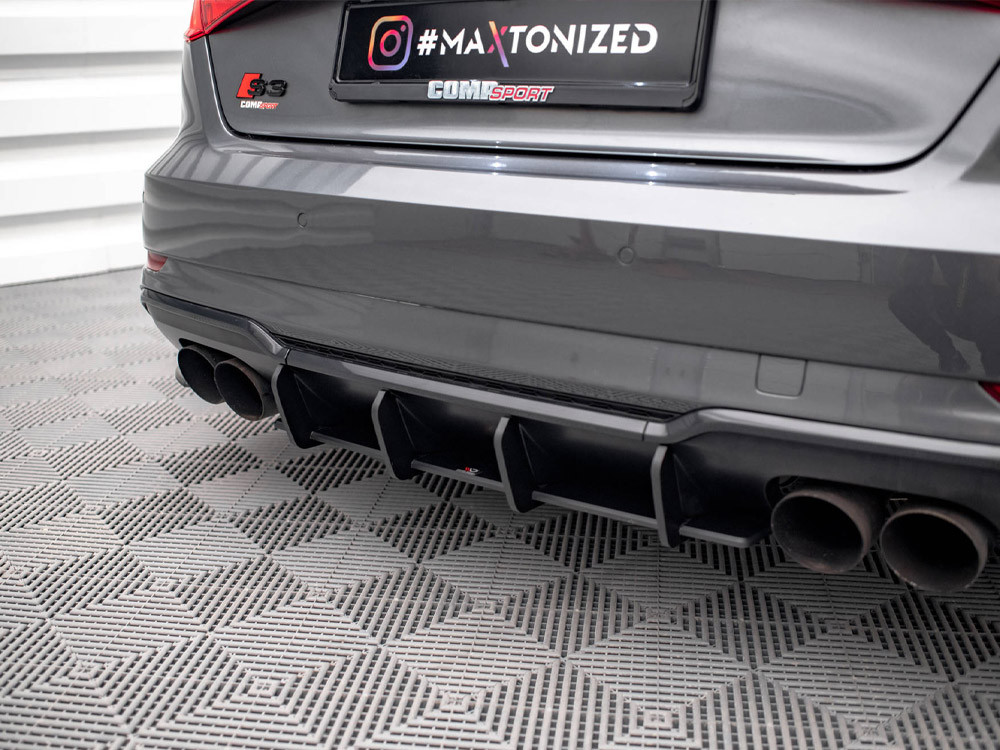 Maxton Street PRO Rear Diffuser Audi S3 Sportback 8V Facelift