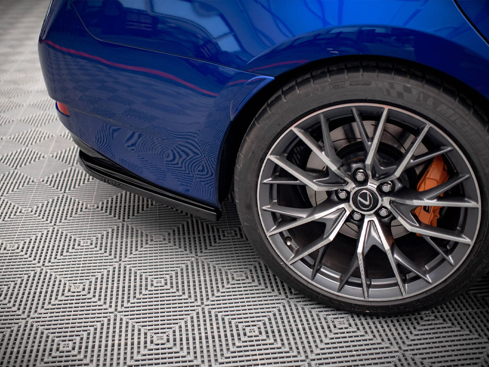 Maxton Rear Side Splitters Lexus GS F Mk4 Facelift