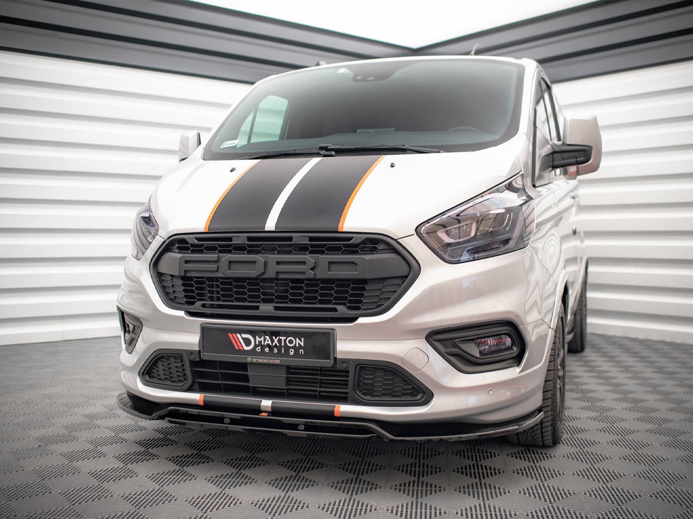 Maxton Front Splitter Ford Transit Custom ST-Line Mk1 Facelift