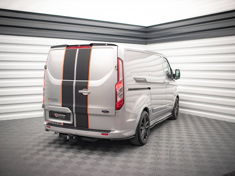 Maxton Rear Side Splitters Ford Transit Custom ST-Line Mk1 Facelift