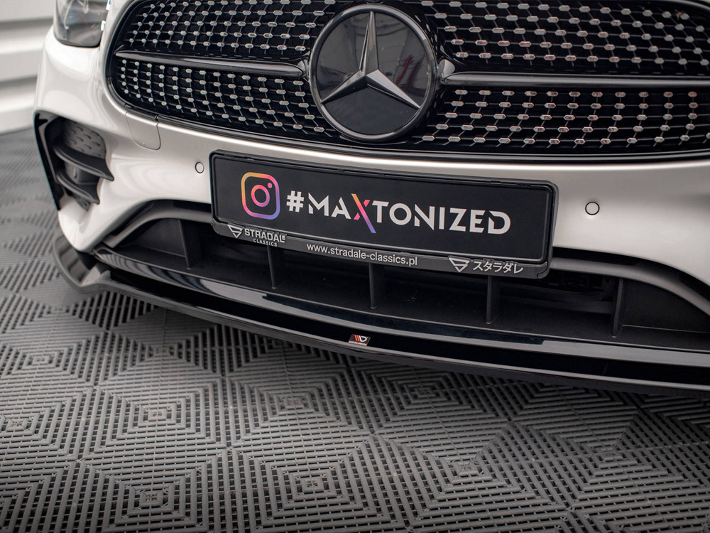 Maxton Front Splitter V.1 Mercedes E AMG Line W213 Facelift