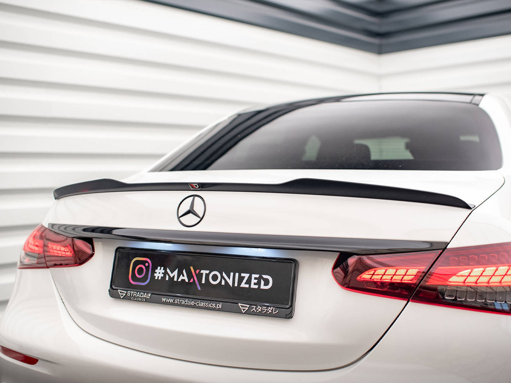 Maxton Spoiler CAP Mercedes E Sedan AMG Line W213 Facelift