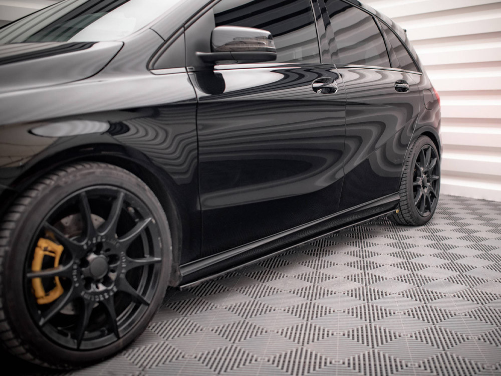 Maxton Side Skirts Diffusers Mercedes B W246 Facelift