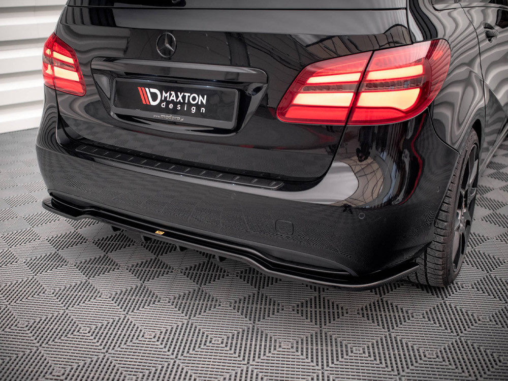 Maxton Rear Splitter (Vertical Bars) Mercedes B W246 Facelift