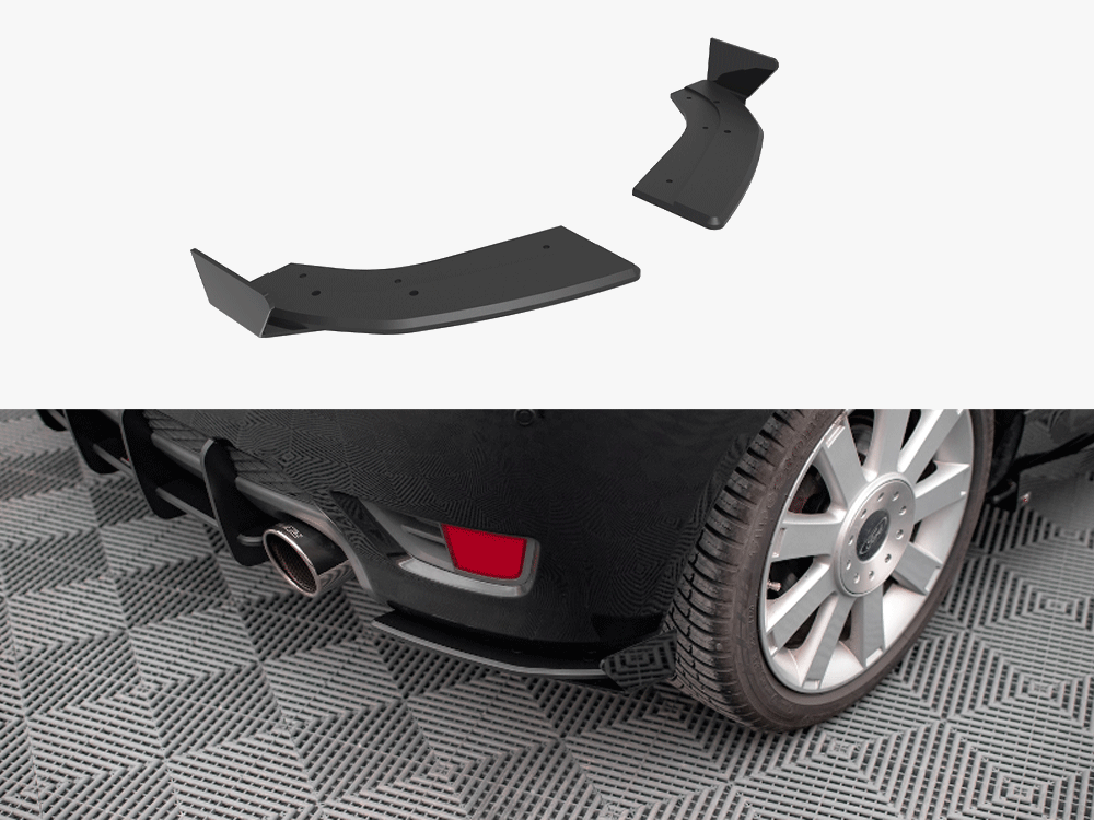 Maxton Street PRO Rear Side Splitters + Flaps Ford Fiesta ST Mk6