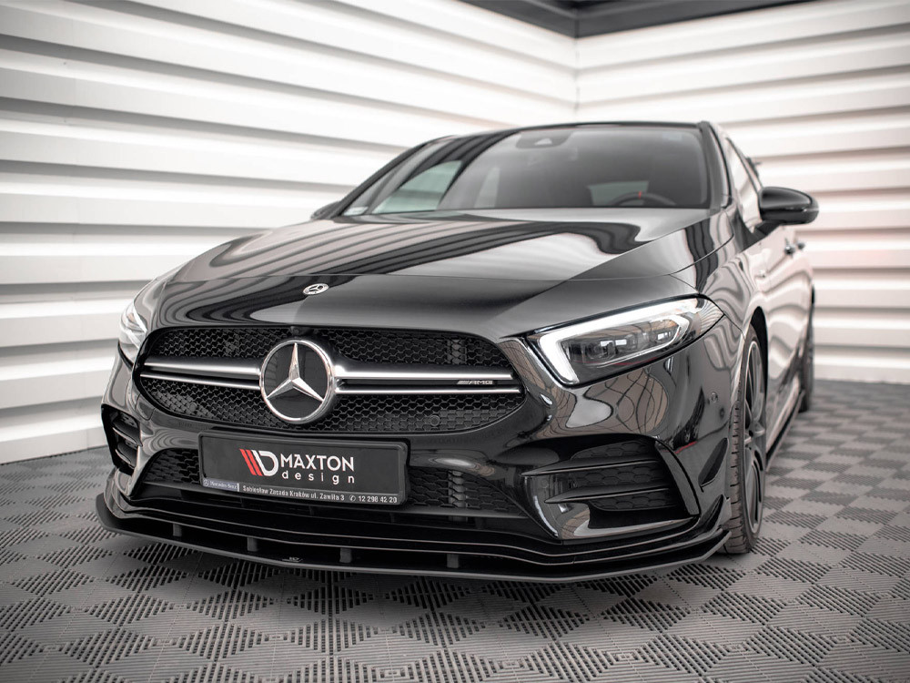 Maxton Street PRO Front Splitter Mercedes A35 AMG / AMG-Line Aero Pack W177