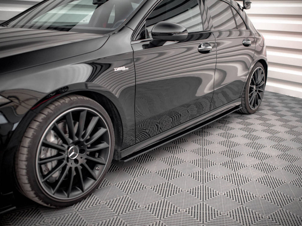 Maxton Street PRO Side Skirts Diffusers Mercedes A35 AMG / AMG-Line Aero Pack W177