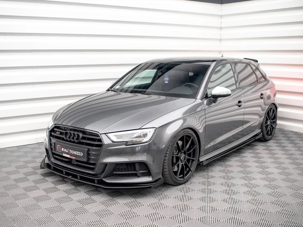 Maxton Front Flaps Audi S3 / A3 S-Line Sportback 8V Facelift