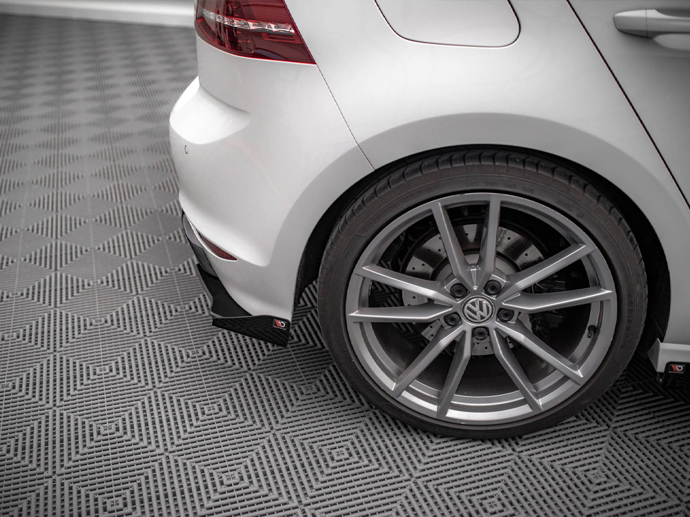 Maxton Rear Side Flaps VW Golf R Mk7