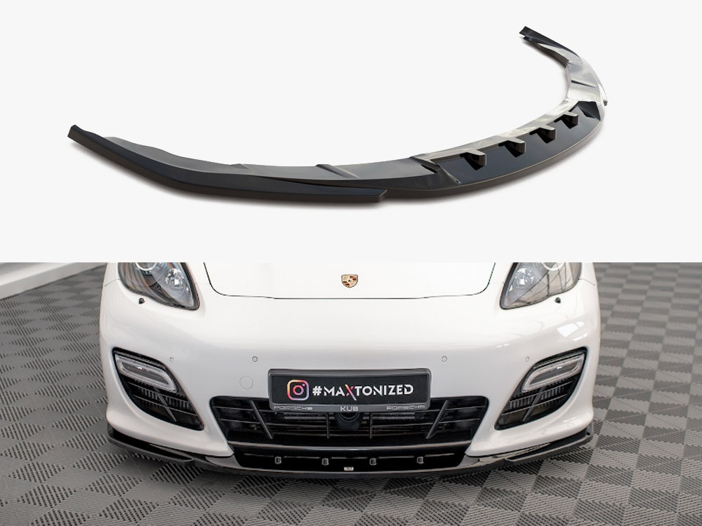 Maxton Front Splitter V.2 Porsche Panamera Turbo Sport Design Package 970 Maxton Front Splitter V.2 Porsche Panamera Turbo Sport Design Package 970
