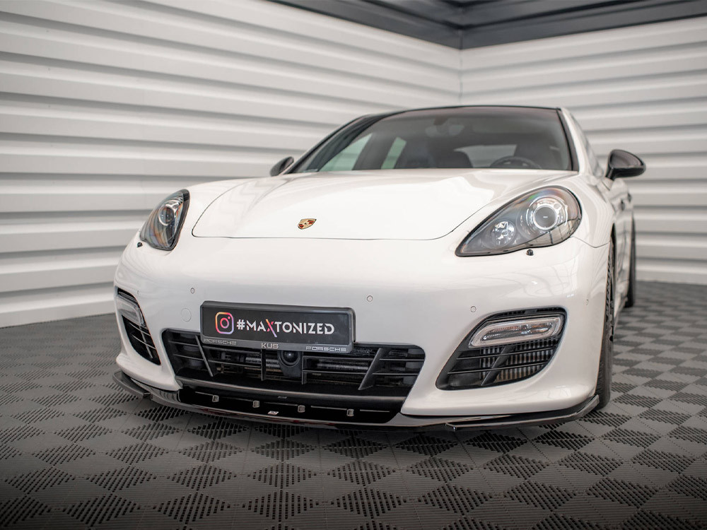 Maxton Front Splitter V.2 Porsche Panamera Turbo Sport Design Package 970 Maxton Front Splitter V.2 Porsche Panamera Turbo Sport Design Package 970