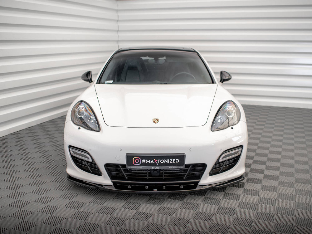 Maxton Front Splitter V.2 Porsche Panamera Turbo Sport Design Package 970 Maxton Front Splitter V.2 Porsche Panamera Turbo Sport Design Package 970
