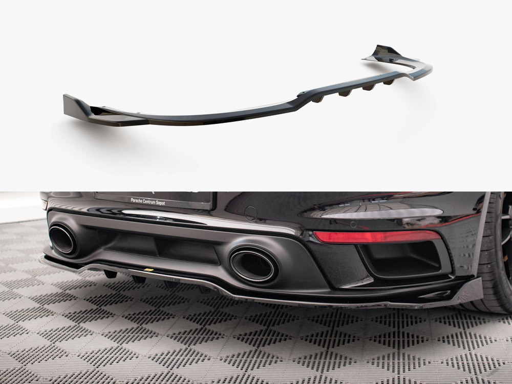 Maxton Rear Splitter (Vertical Bars) Porsche 911 Turbo S 992 Maxton Rear Splitter (Vertical Bars) Porsche 911 Turbo S 992
