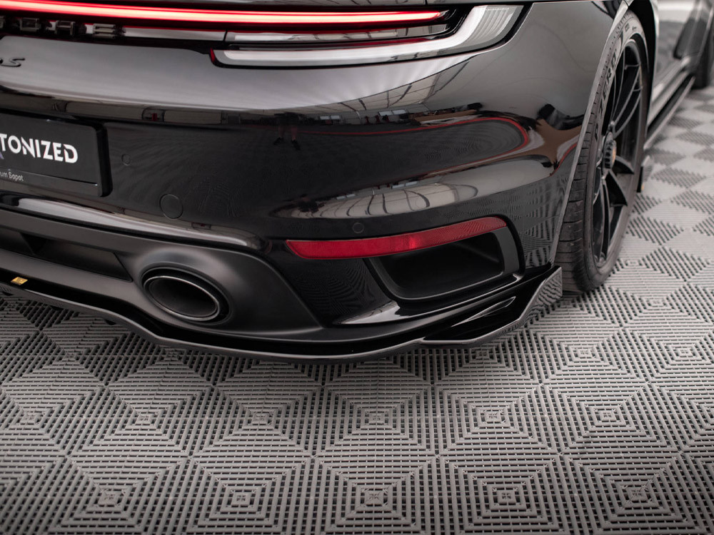 Maxton Rear Splitter (Vertical Bars) Porsche 911 Turbo S 992 Maxton Rear Splitter (Vertical Bars) Porsche 911 Turbo S 992