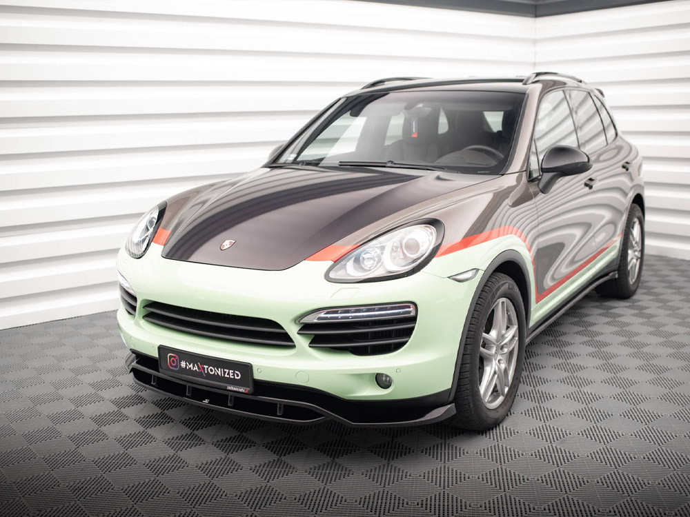 Maxton Front Splitter Porsche Cayenne Mk2 Maxton Front Splitter Porsche Cayenne Mk2