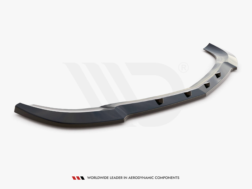 Maxton Front Splitter V.2 Mercedes-Benz C Coupe / Sedan / Estate AMG-Line C204 / W204 Facelift / S204 Facelift