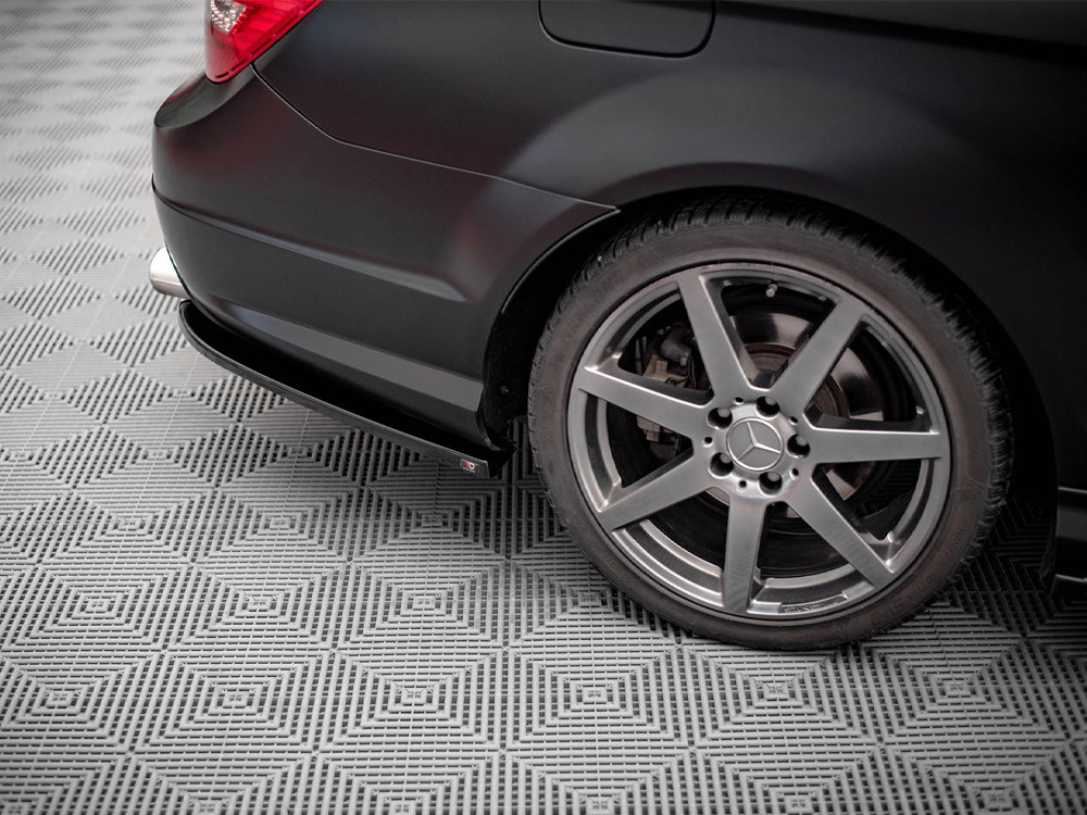 Maxton Rear Side Splitters Mercedes-Benz C Coupe / Sedan / Estate AMG-Line C204 / W204 Facelift / S204 Facelift
