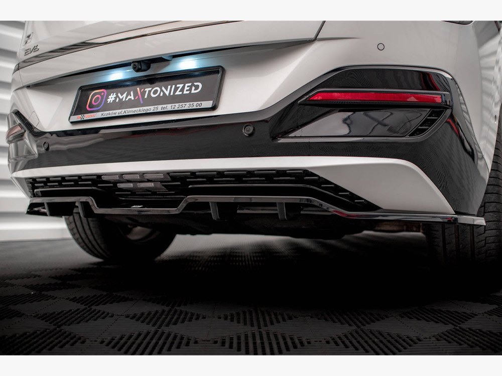 Maxton Central Rear Splitter (Vertical Bars) Kia EV6 GT-Line Mk1 Maxton Central Rear Splitter (Vertical Bars) Kia EV6 GT-Line Mk1