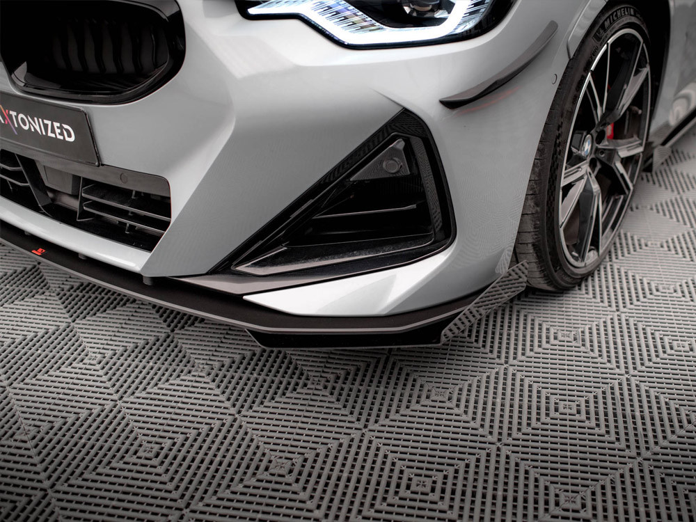 Maxton Street PRO Front Splitter + Flaps BMW 2 Coupe M-Pack / M240i G42