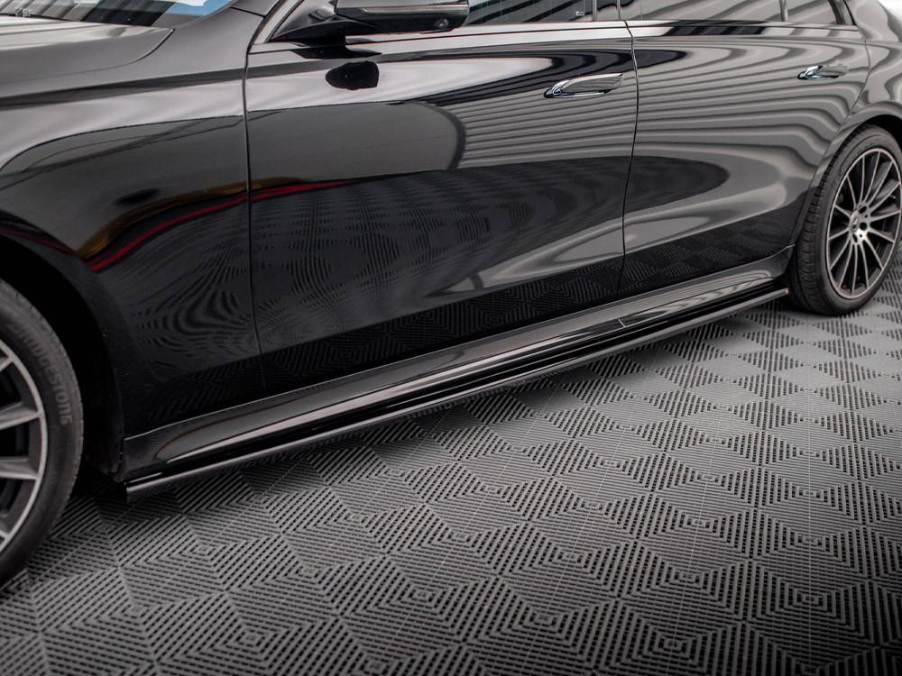 Maxton Side Skirts Diffusers Mercedes S Long AMG-Line V223