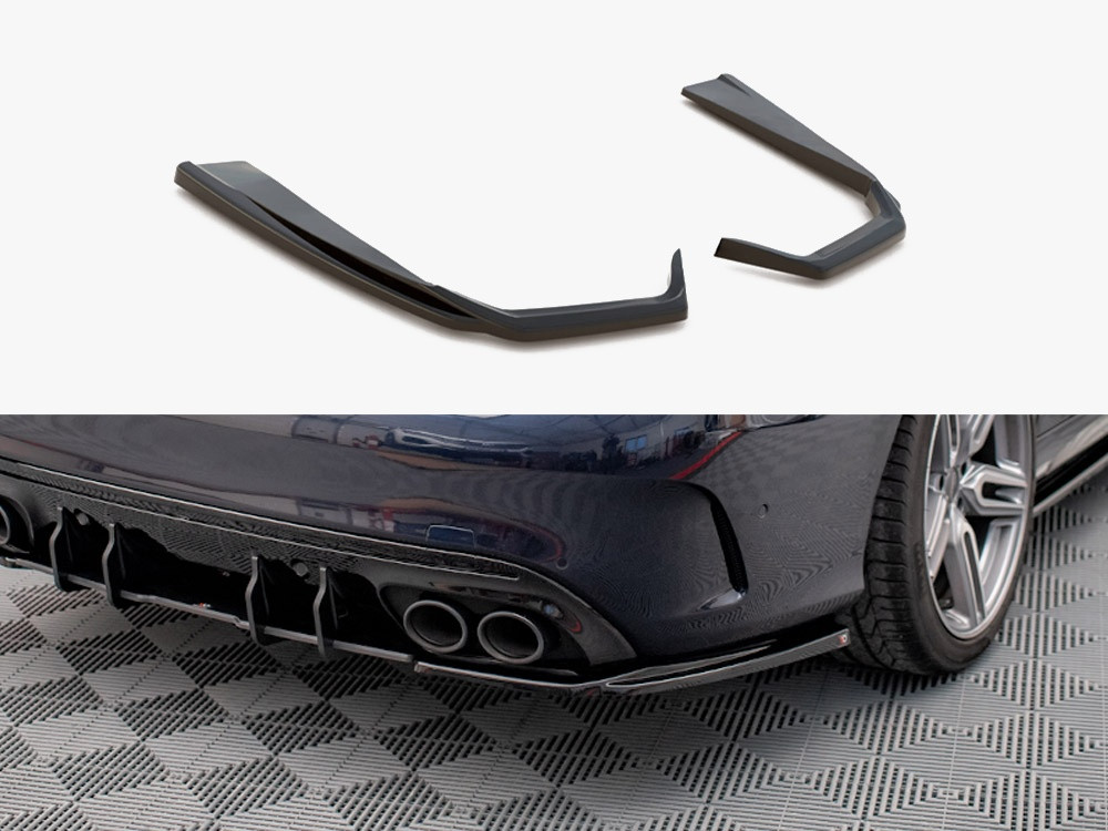 Maxton Rear Side Splitters Mercedes-AMG C43 Sedan / Estate W205 / S205 Facelift