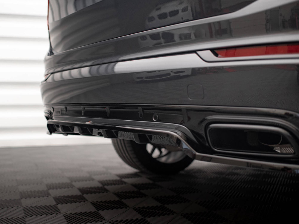 Maxton Rear Splitter (Vertical Bars) Volvo XC90 R-Design Mk2 / Mk2 Facelift