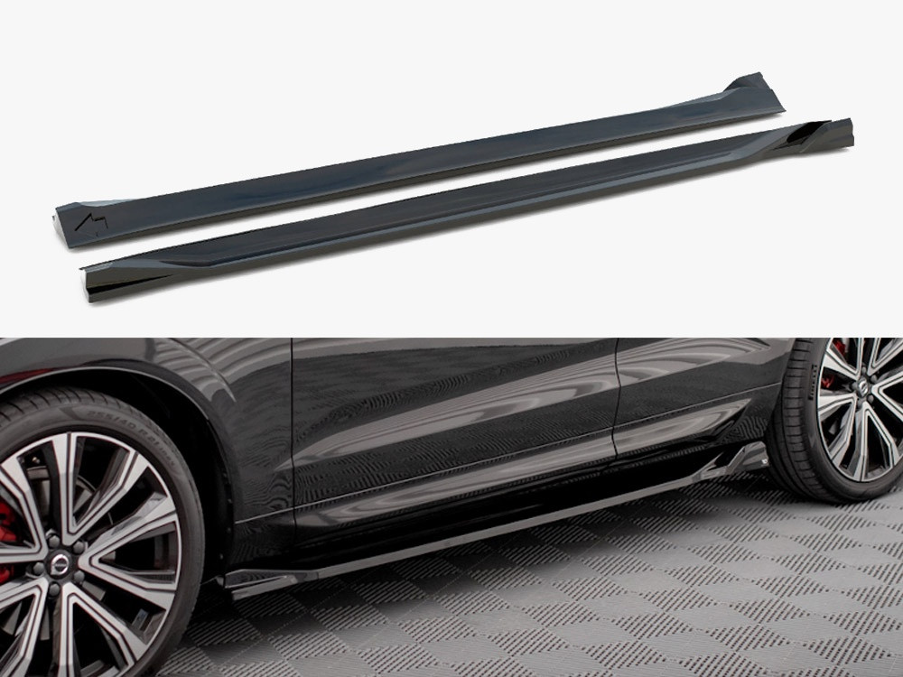 Maxton Side Skirts Diffusers Volvo XC60 R-Design Mk2 Facelift