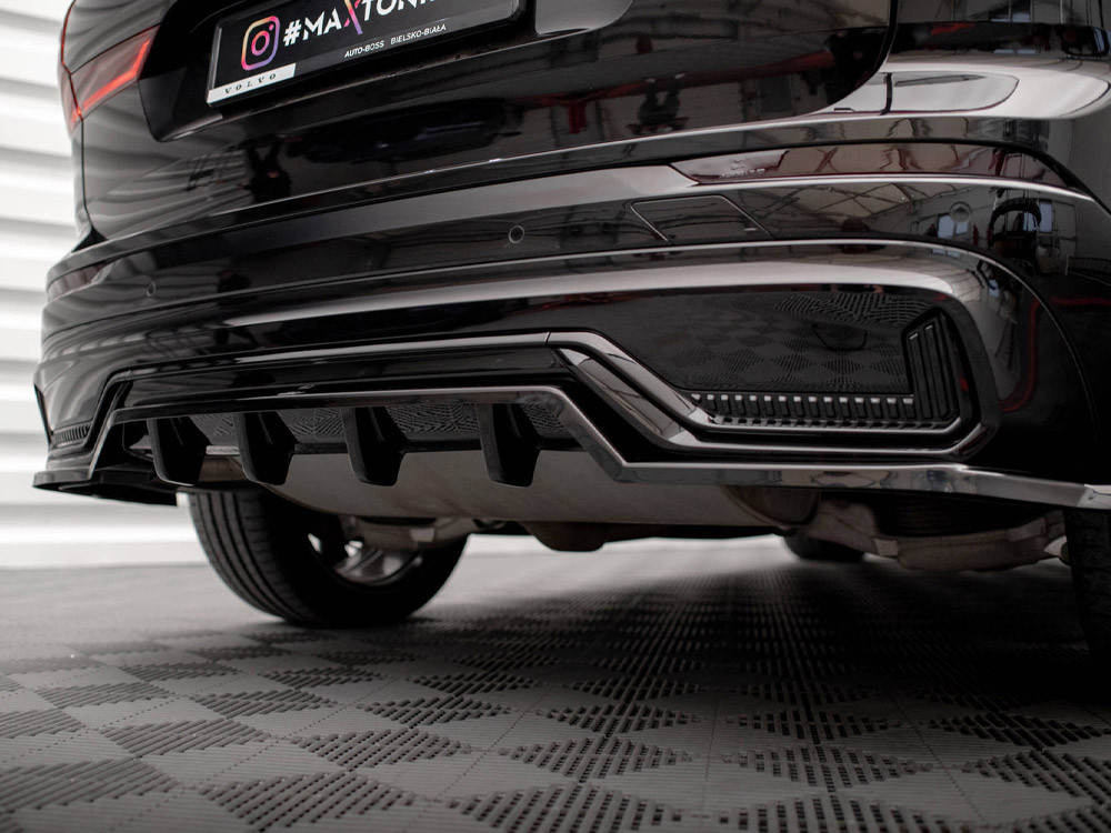 Maxton Rear Splitter (Vertical Bars) Volvo XC60 R-Design Mk2 Facelift
