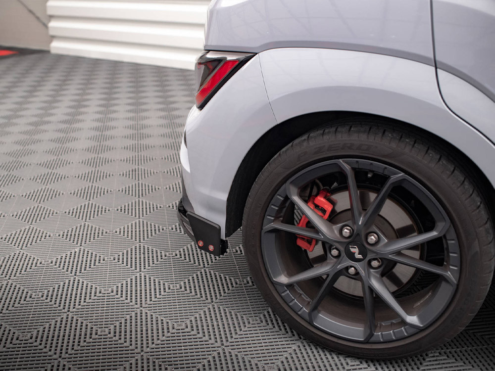 Maxton Rear Side Splitters V.1 + Flaps Hyundai Kona N Mk1