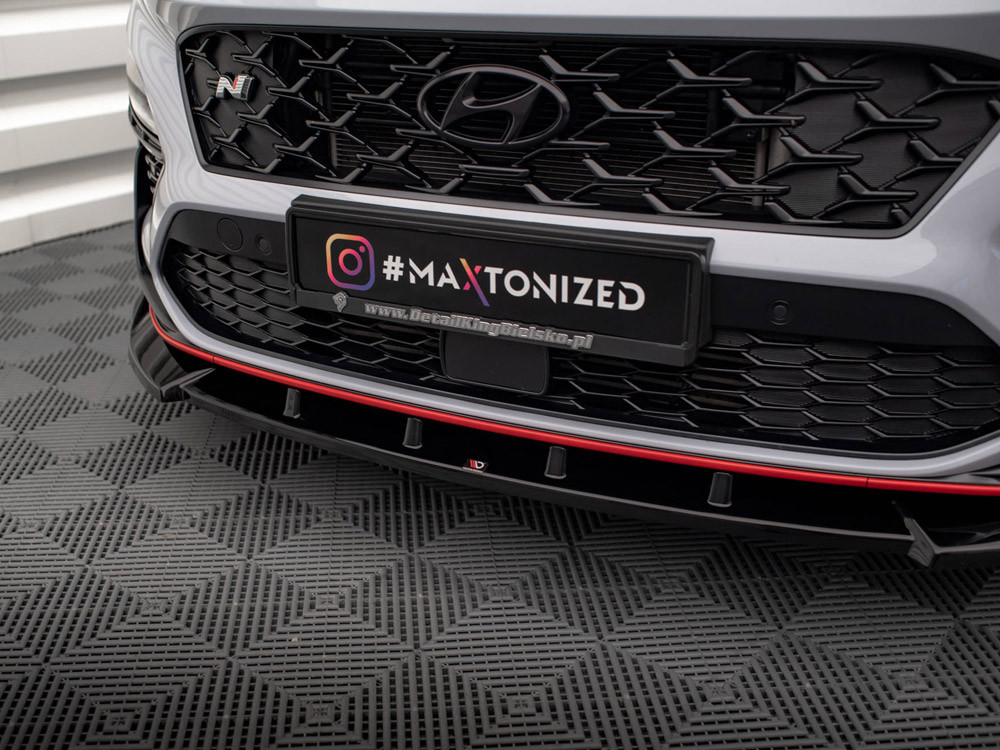 Maxton Front Splitter V.2 Hyundai Kona N Mk1