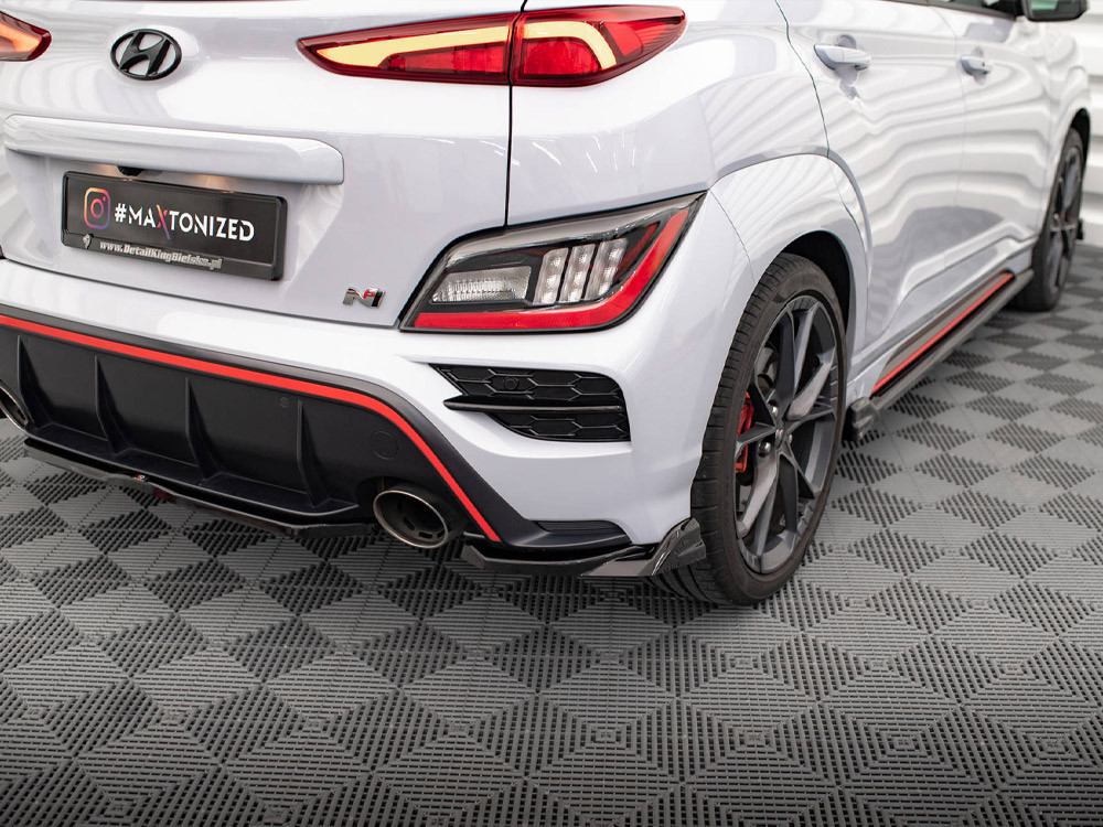 Maxton Rear Side Splitters V.2 Hyundai Kona Mk1 Maxton Rear Side Splitters V.2 Hyundai Kona Mk1