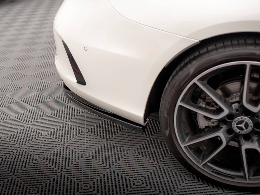 Maxton Rear Splitter (Vertical Bars) Mercedes C Coupe AMG-Line C205 Facelift