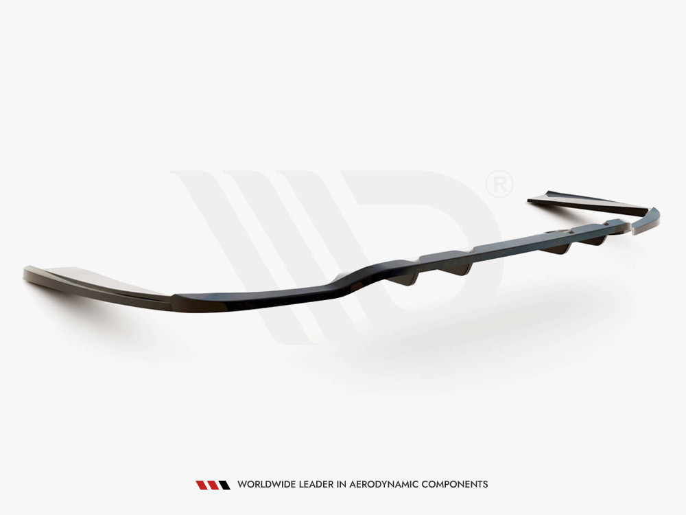 Maxton Rear Splitter (Vertical Bars) Mercedes C Coupe AMG-Line C205 Facelift