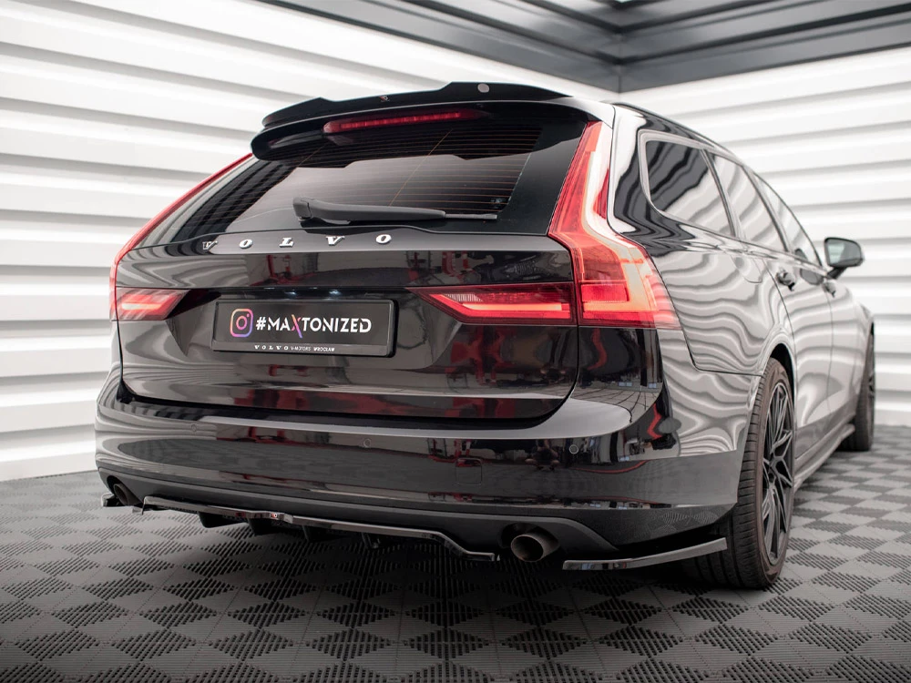 Maxton Rear Splitter V.2 (Vertical Bars) Volvo V90 Mk2