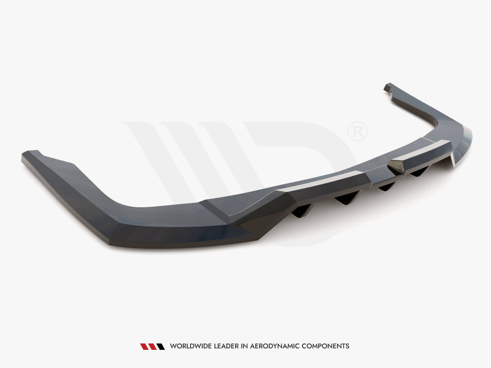 Maxton Central Rear Splitter (Vertical Bars) Hyundai Elantra Mk7 Maxton Central Rear Splitter (Vertical Bars) Hyundai Elantra Mk7