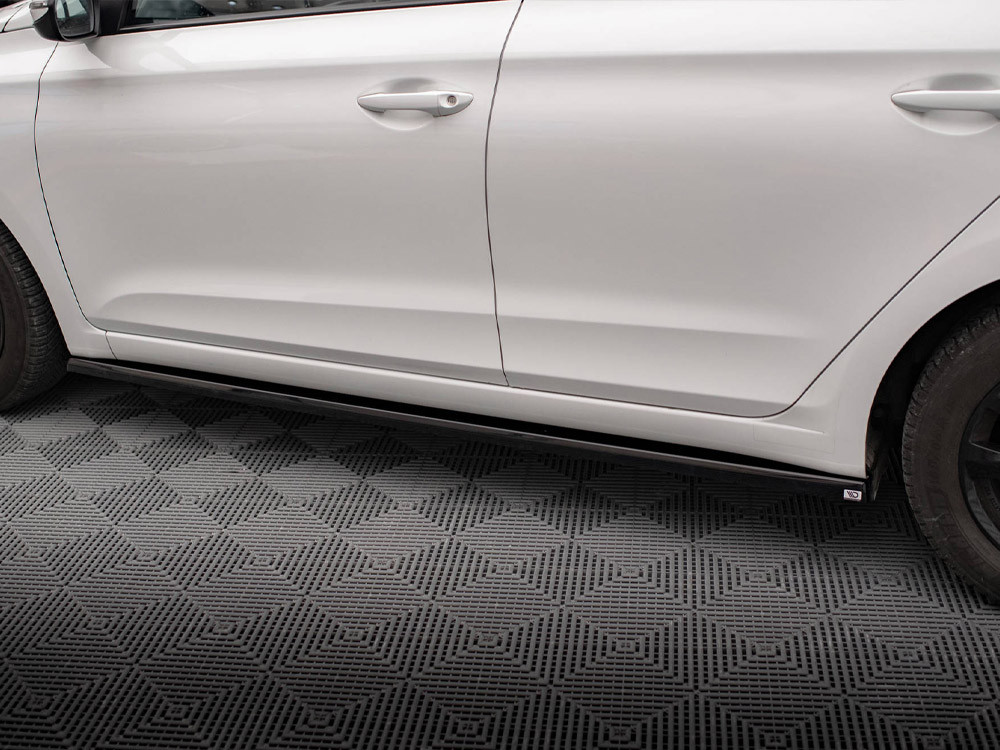 Maxton Side Skirts Diffusers Hyundai I20 Mk2 Facelift