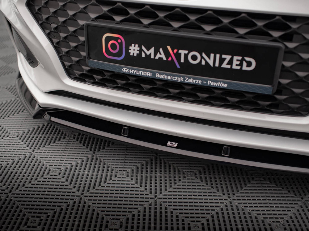 Maxton Front Splitter Front Splitter V.2 Hyundai I20 Mk2 Facelift Maxton Front Splitter Front Splitter V.2 Hyundai I20 Mk2 Facelift