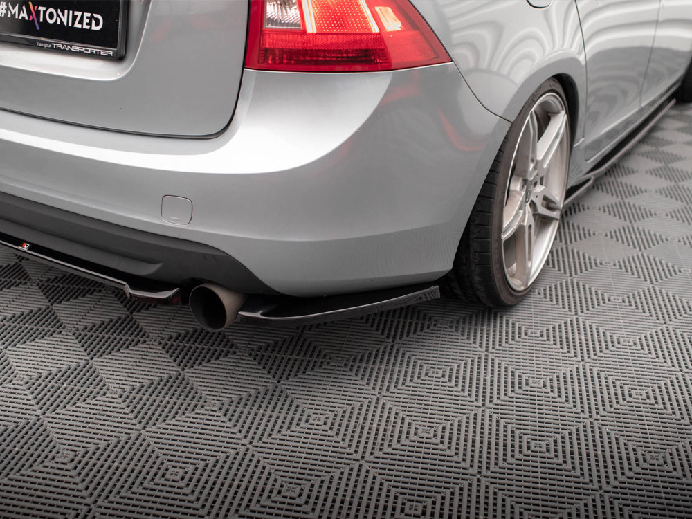 Maxton Rear Side Splitters Volvo S60 R-Design Mk2