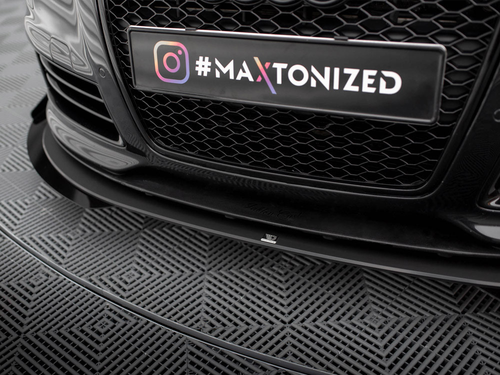 Maxton Street PRO Front Splitter + Flaps Audi RS6 Avant C6