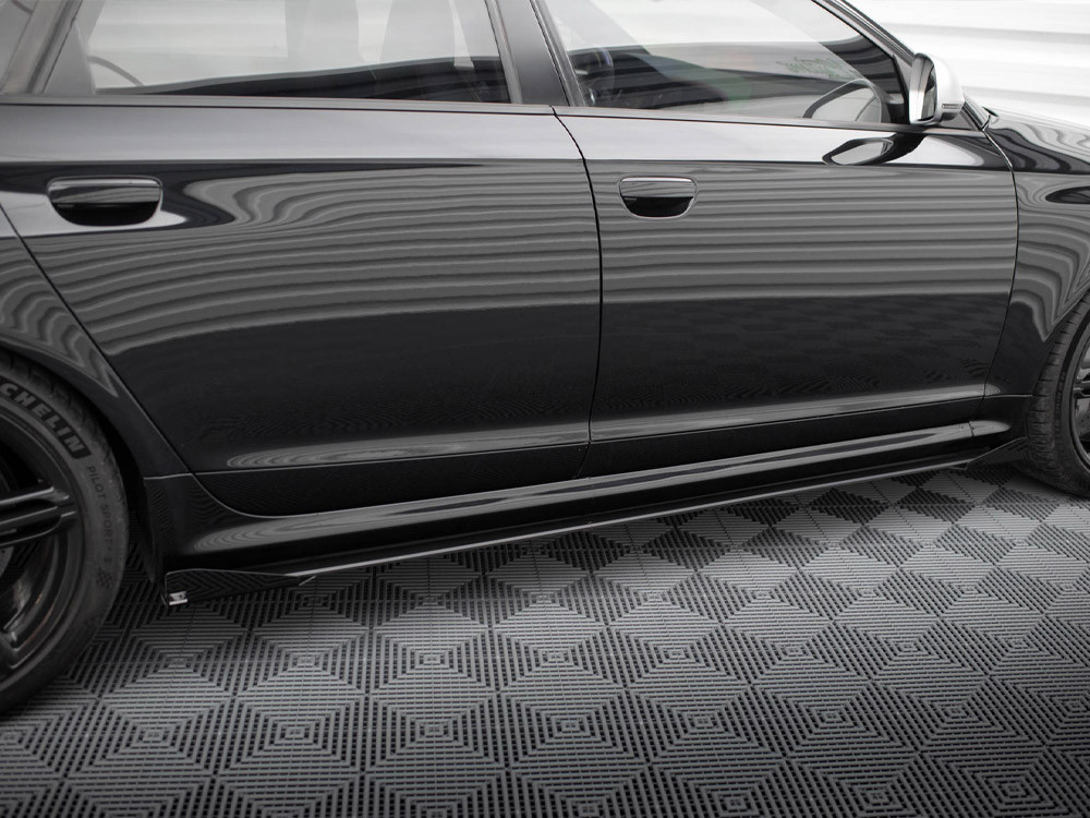Maxton Street PRO Side Skirts Diffusers + Flaps Audi RS6 Avant C6 Maxton Street PRO Side Skirts Diffusers + Flaps Audi RS6 Avant C6
