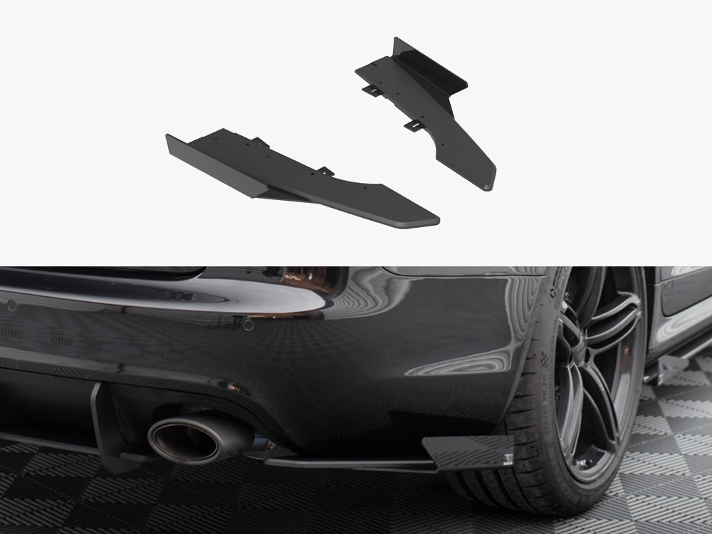 Maxton Street Pro Rear Side Splitters + Flaps Audi RS6 Avant C6