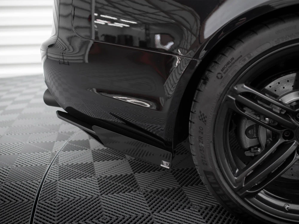 Maxton Street Pro Rear Side Splitters + Flaps Audi RS6 Avant C6
