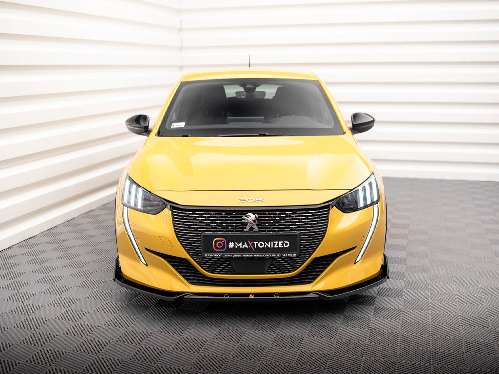 Maxton Front Splitter V.1 + Flaps Peugeot 208 GT Mk2